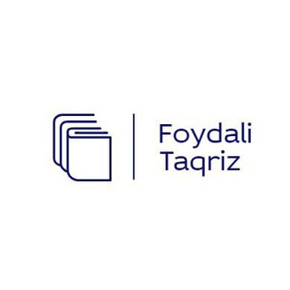 Telegram kanalining logotibi foydali_taqriz — Foydali Taqriz