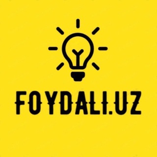 Logo saluran telegram foydali5_uz — FOYDALI.UZ