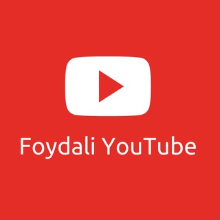 Telegram kanalining logotibi foydalii_youtube — Foydali YouTube