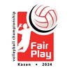 Логотип телеграм канала @fp_volleyball — FAIRPLAY VOLLEYBALL 🏐