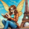 Логотип телеграм канала @francofee — FrancoFée 🇫🇷🧚🏻‍♀️ Ваша фея французского языка