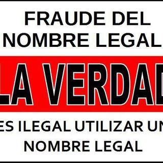Logo of telegram channel fraudenombrelegal — FraudeNombreLegal