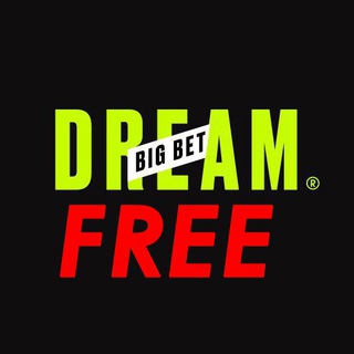 Логотип телеграм канала @free_dream_big_bet — DREAM BIG BET 🍏 FREE