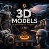 Логотип телеграм канала @free3dmodels_stl — Free STL | 3D Модели