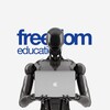 Логотип телеграм канала @freedomschooll — Freedom x AI | Бесплатный мини-курс