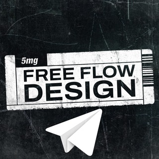 Логотип телеграм канала @freeflowdesign — 🐲 FREE FLOW DESIGN - портфолио 🐲