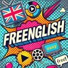 Логотип телеграм канала @freenglishru — 🇷🇺 FREENGLISH Daily 🇬🇧