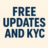 Logo of telegram channel freeupdatesandkyc — Free updates and kyc