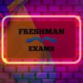 የቴሌግራም ቻናል አርማ freshmanexams — Freshman exams
