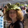 Логотип телеграм канала @frog_art_blog — лилейник ✿