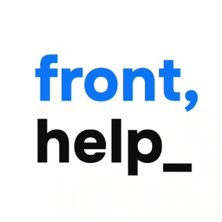 Логотип телеграм канала @front_helper — Front Helper