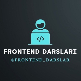 Telegram kanalining logotibi frontend_darslar — 💻 Frontend Darslari