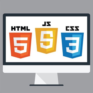 Telegram kanalining logotibi frontend_dasturlash_kanali — 💻HTML CSS Javascript⌨️