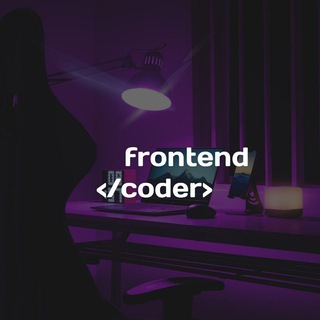 Telegram channel Frontend coder logo