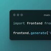 Логотип телеграм канала @frontenddotcode — Frontend.code