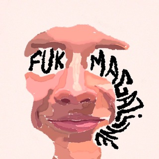 Логотип телеграм канала @fukmagazine — FUK MAGAZINE