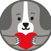 Логотип телеграм канала @fund4dogs — "Собаки, которые любят"