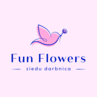 Логотип телеграм канала @funflowerslv — FunFlowers official