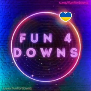 Логотип телеграм канала @funfordowns — FUN 4 DOWNS