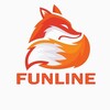 Логотип телеграм канала @funline_humor — FunLine🦊