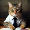 Логотип телеграм канала @funnycat2025 — Юморной кот