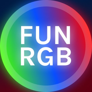 Логотип телеграм канала @funrgb — FunRGB | Градиенты и палитры | дизайн