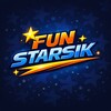 Логотип телеграм канала @funstarsikearn — Fun Starsik Earn | Бесплатные Подарки и Звёзды