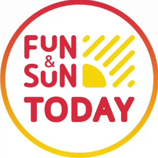 Логотип телеграм канала @funsuntoday — FUN&SUN Today ✈️