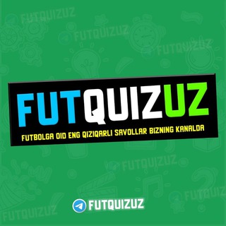 Logo saluran telegram futquiz_uz — FutQuizUz 🏆