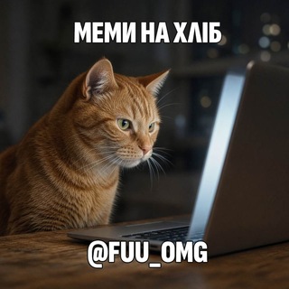 Логотип телеграм -каналу fuu_omg — МЕМИ НА ХЛІБ | меми, приколи, гумор