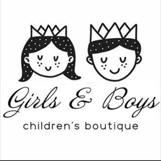 Логотип телеграм канала @gab_childrens_boutique — Girls and Boys. Детская одежда. Детские пижамы.
