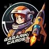 Логотип телеграм канала @gagarin_cards — GAGARIN CARDS