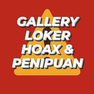 Logo saluran telegram gallery_loker_hoax — Gallery Loker Hoax