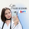 Логотип телеграм канала @galleryleraeng — lera · gallery of lessons