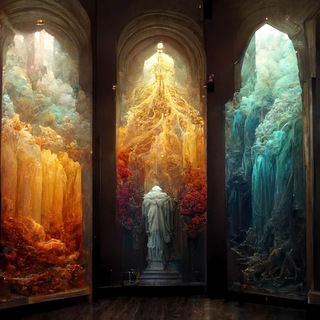 Логотип телеграм канала @galleryoftransfigurations — Gallery of Transfigurations (midjourney)