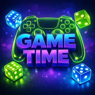 Логотип телеграм канала @game_time_one — GAME TIME 🎮
