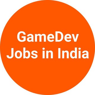 Logo of telegram channel gamedevjobsindia — Game Developer Jobs | 🇮🇳 India