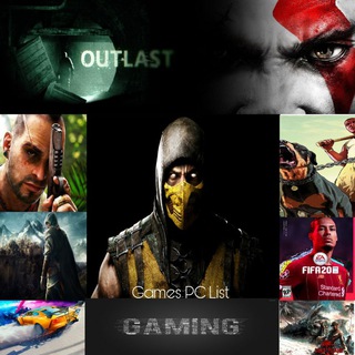 Логотип телеграм канала @gamelistpc — PC Games List