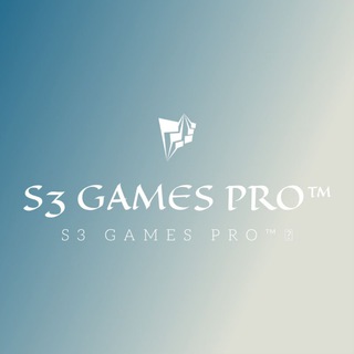 Logotipo del canal de telegramas gamess3pro - S3 GAMES PRO™✓