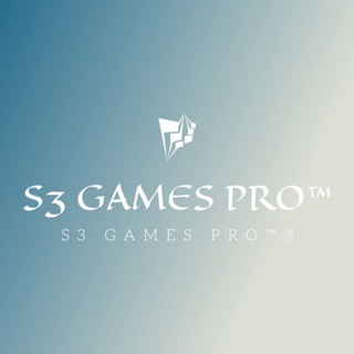 Telegram channel S3 GAMES PRO™✓ logo