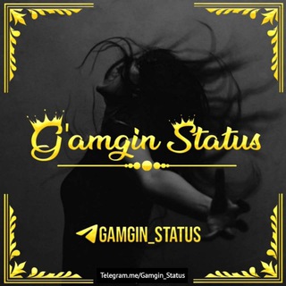Telegram kanalining logotibi gamgin_status — G'amgin_Statusim ✵ Rasmiy🥀🥀