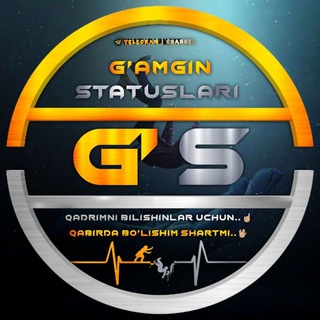 Telegram kanalining logotibi gamgin_statuslari — 💔 G'AMGIN STATUSLARI 💔