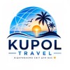 Логотип телеграм -каналу garyachi_tury — Kupol Travel ✈️