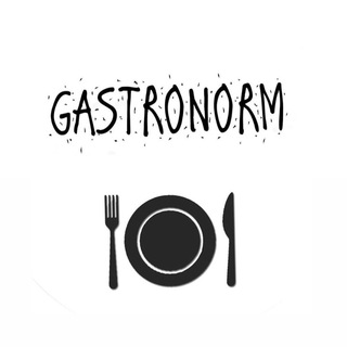 Логотип телеграм канала @gastronormal — gastronorm