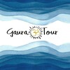 Логотип телеграм канала @gaura_tour — GAURA ॐ TOUR