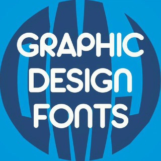 Logo of telegram channel gdfonts — Graphic Design Fonts