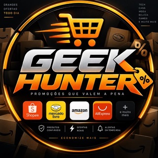 Logo of telegram channel geekhunter_br — Geek Hunter - Achadinhos ⚔️