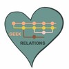 Логотип телеграм канала @geekrel — Geek Relations. Коммуникации в технических проектах