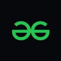 Logo saluran telegram geeksforgeeksgrp — GFG - POTD