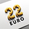 Logo of telegram channel gegel_22euro — 22 Euro. Переезд в Италию